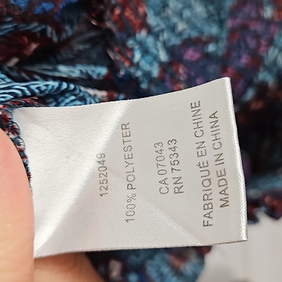 Rachel Zoe Floral Boho Sheer Peasant Blouse - Size Small - Picture 13 of 14